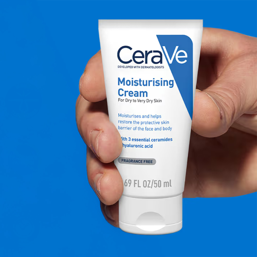 CeraVe Moisturizer Cream For Dry Skin With Ceramides & Hyaluronic Acid For Barrier Repair