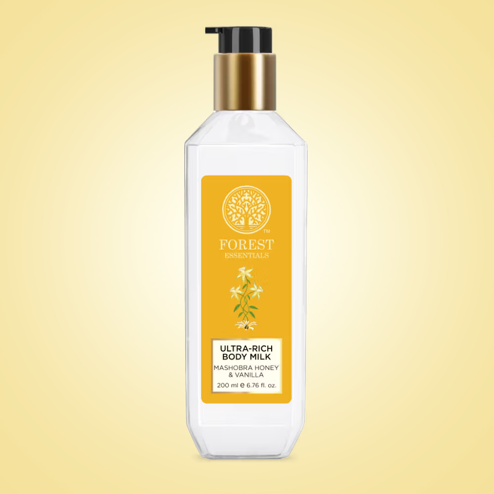 Forest Essentials Ultra Rich Body Milk - Mashobra Honey & Vanilla