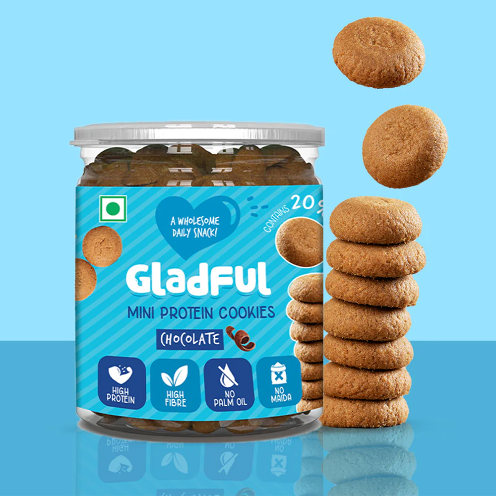 Chocolate Mini Cookies for Kids | No Maida Cookies