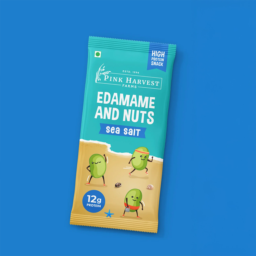12g Protein Edamame & Nuts - Sea Salt (Pack of 12)