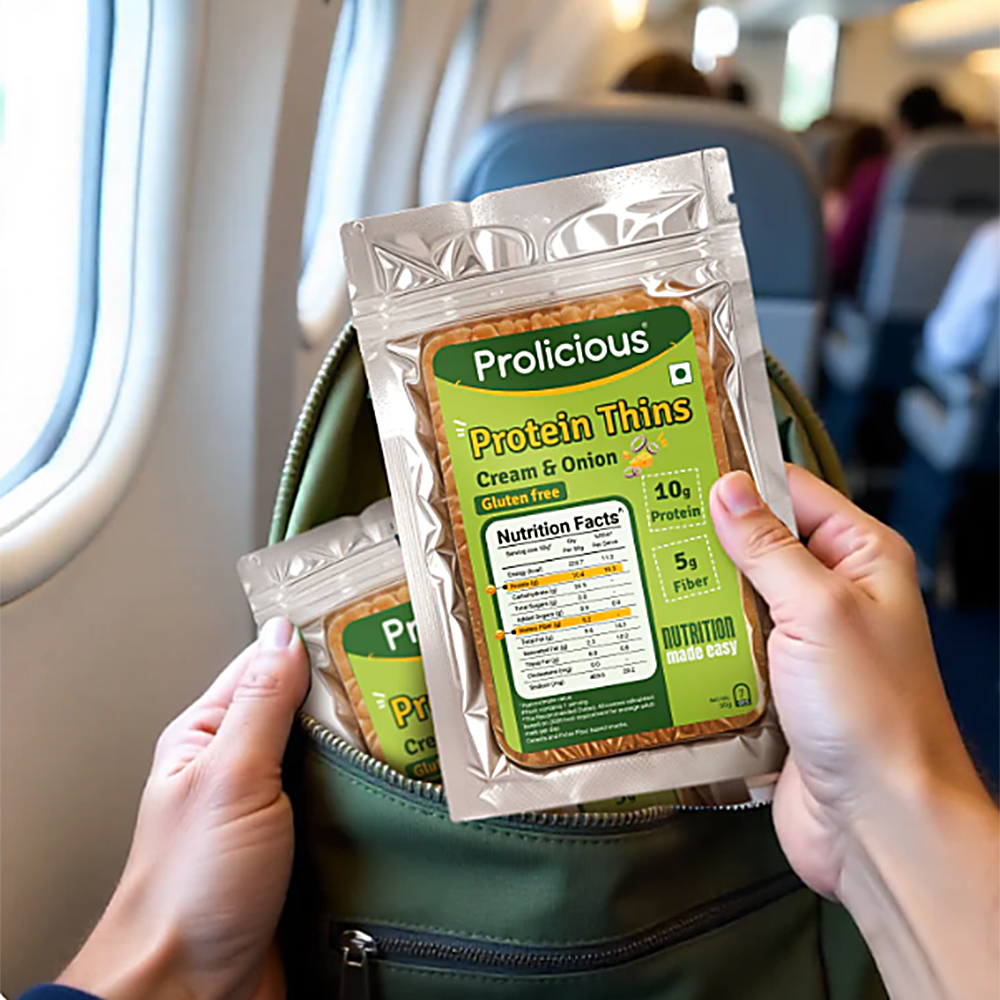 Cream & Onion Protein Thins | 10g Natural Protein | Gluten Free