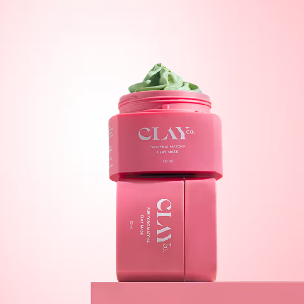 Clayco Purifying Matcha Clay Mask - Reduce Acne, Hydrate & Unclog Pores