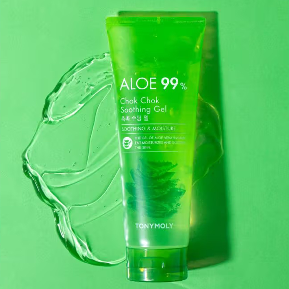 Tony Moly Korean Aloe Chok Chok Soothing Gel 99% to Calm & Hydrate Sensitive Skin