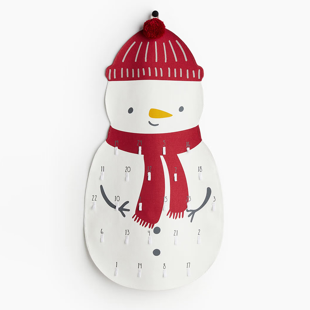 H&M White Snowman Advent Calendar
