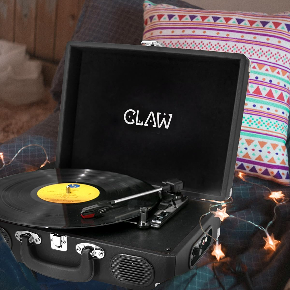 Claw Stag Portable Vinyl Record Player