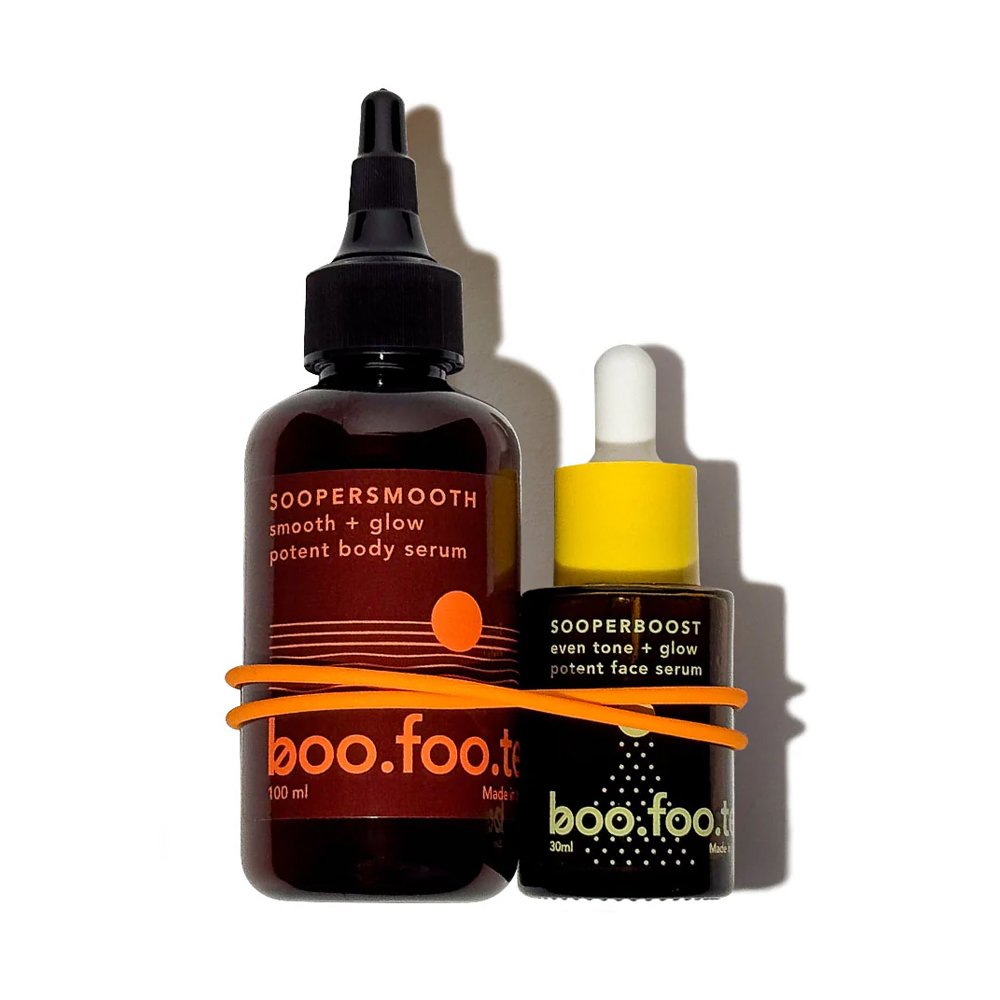 SOOPER DUO: face + body serum set