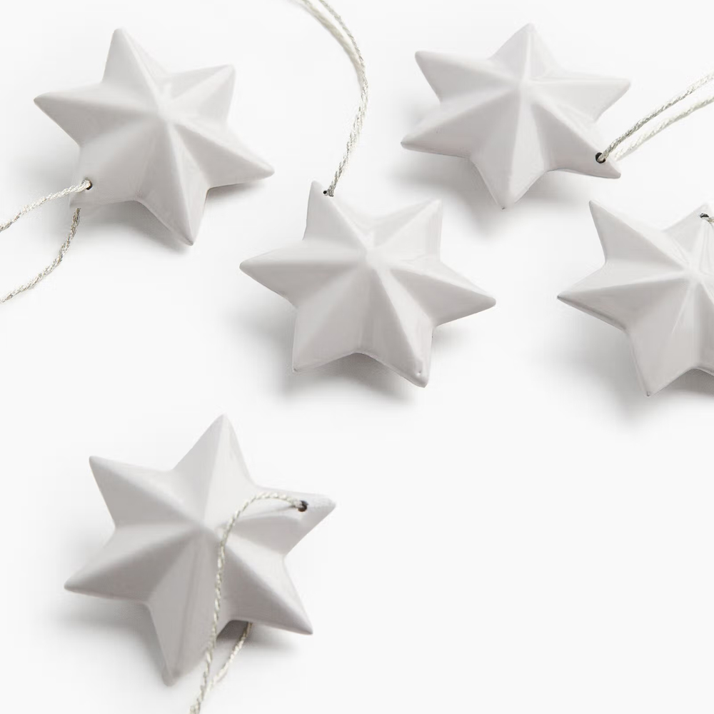 H&M 6-Pack Christmas Decorations