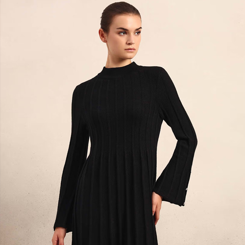 VERO MODA Ribbed Knitted Mini Dress