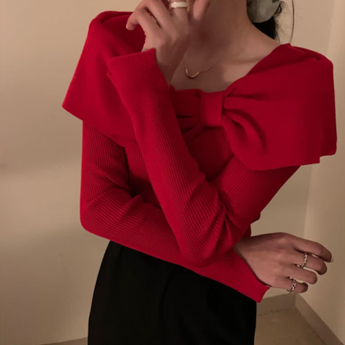 Outzidr Red Side Bow Top