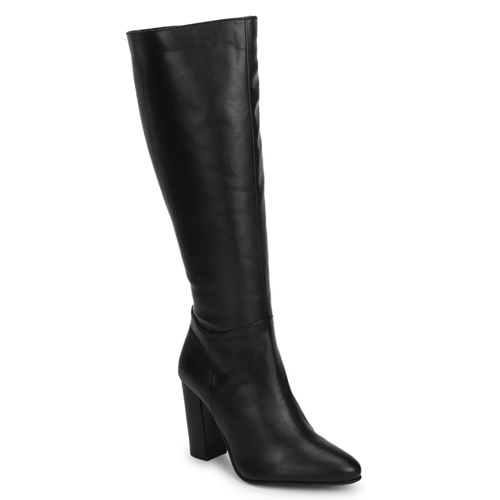 Truffle Collection Black Solid Boots