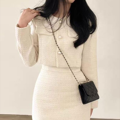 MISS MOSA BY AKANKSHA Gemma Tweed Co-Ord (Set of 2)