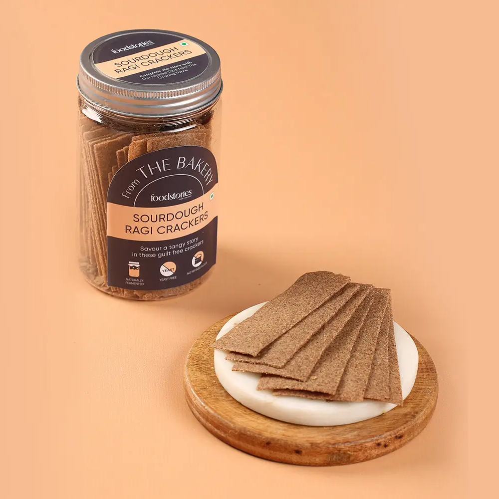 Sourdough Ragi Cracker