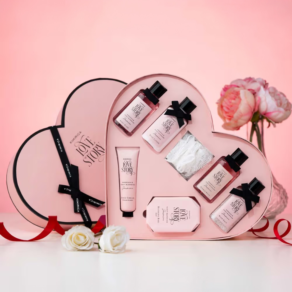 Kimirica Love Story Moments Gift Set - Exquisite Bath & Body Care Hamper