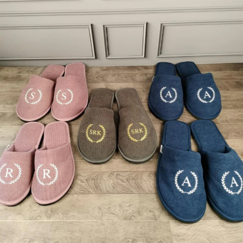 Monogrammed House Slippers