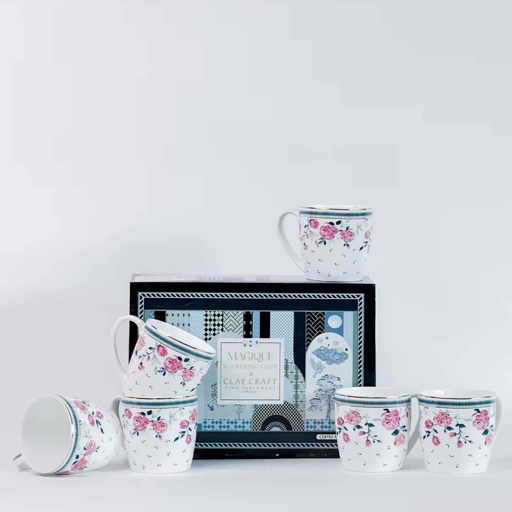 The Wishing Chair Magique by The Wishing Chair : Portrait of a Rose Chai Mugs