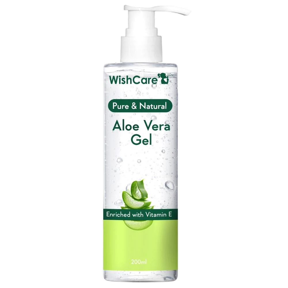 Wishcare Pure & Natural Aloe Vera Gel - Enriched With Vitamin E