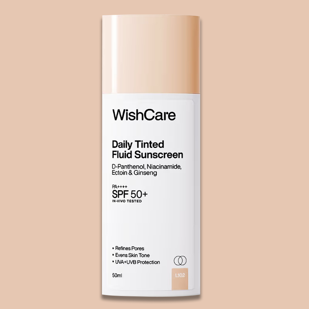 Wishcare Daily Tinted Fluid Sunscreen SPF 50 PA++++