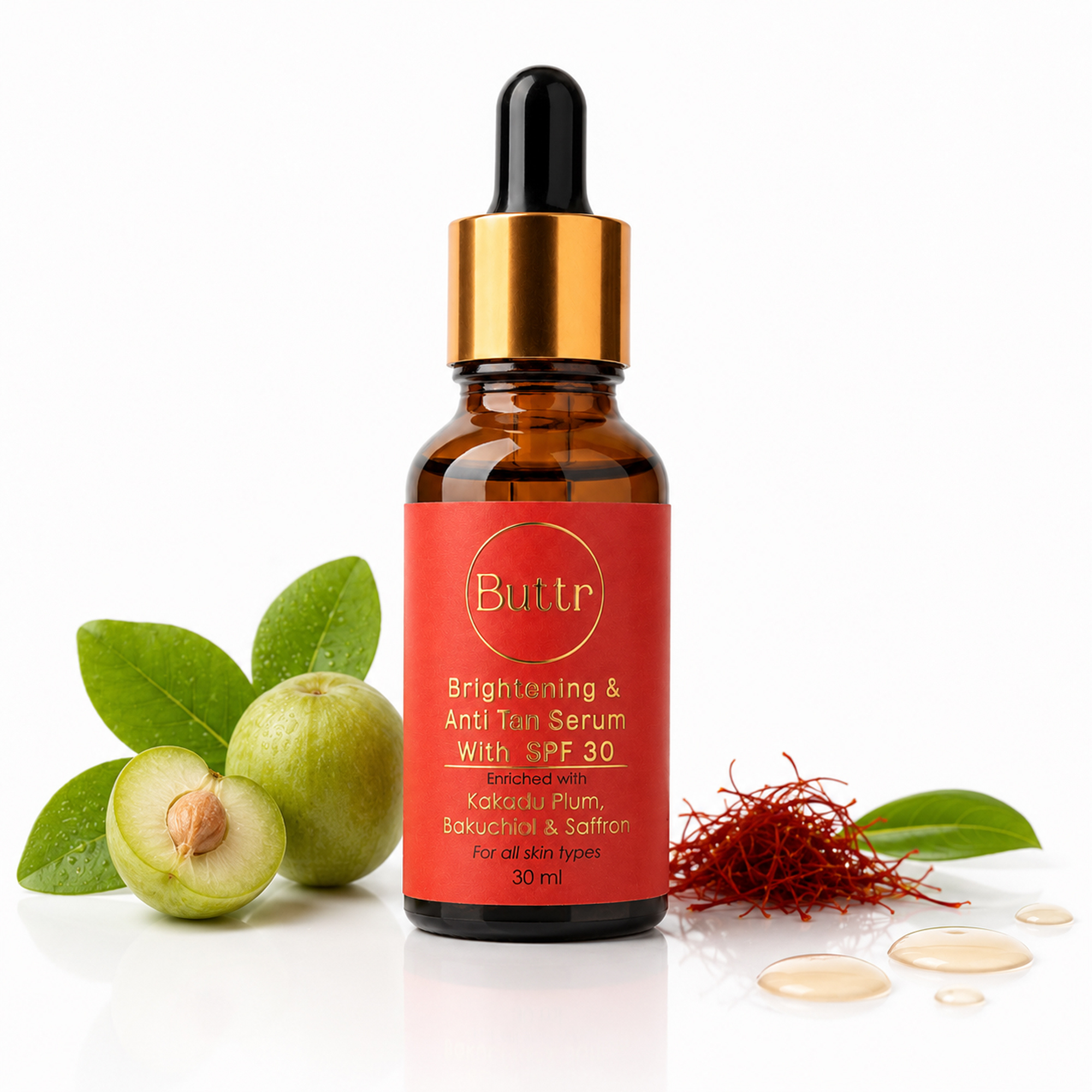 Buttr Brightening & Anti-Tan Serum with SPF 30 (30ml)